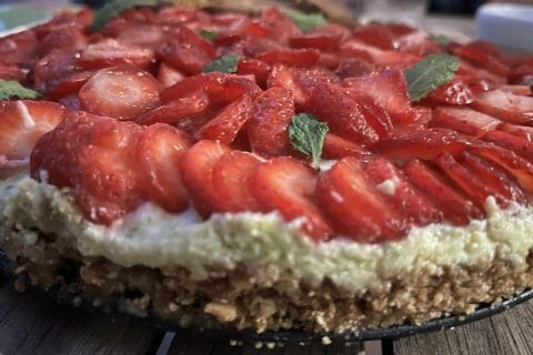 Cliquez pour zoomer ! Tarte aux fraises sans cuisson Thermomix par debo_0604