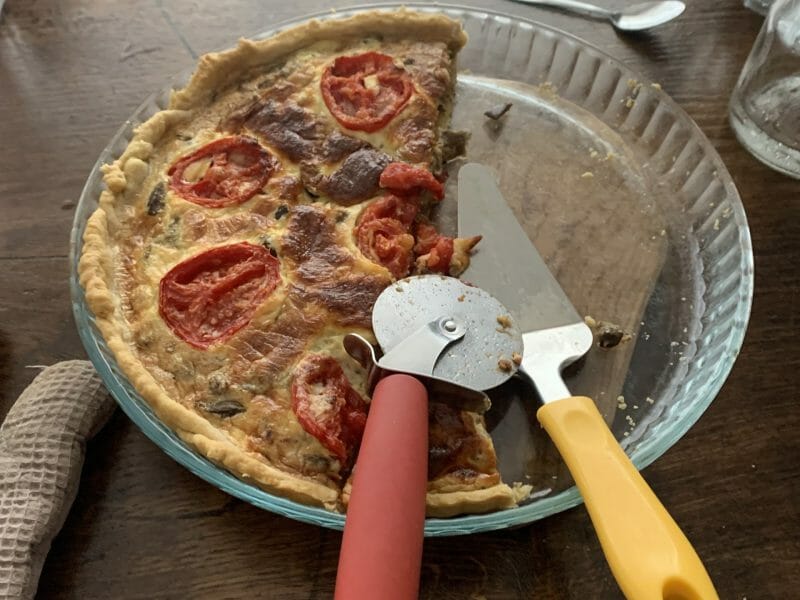 Cliquez pour zoomer ! Quiche thon et aubergines Thermomix par juju1986