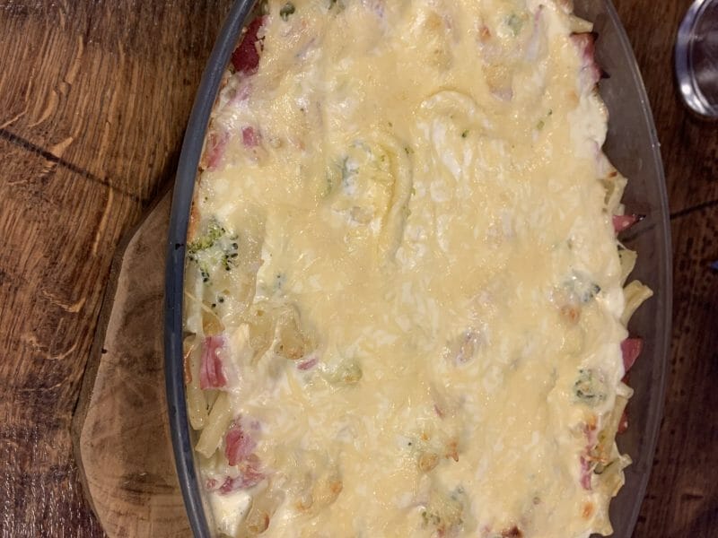 Cliquez pour zoomer ! Gratin de pâtes au brocoli Thermomix par juju1986