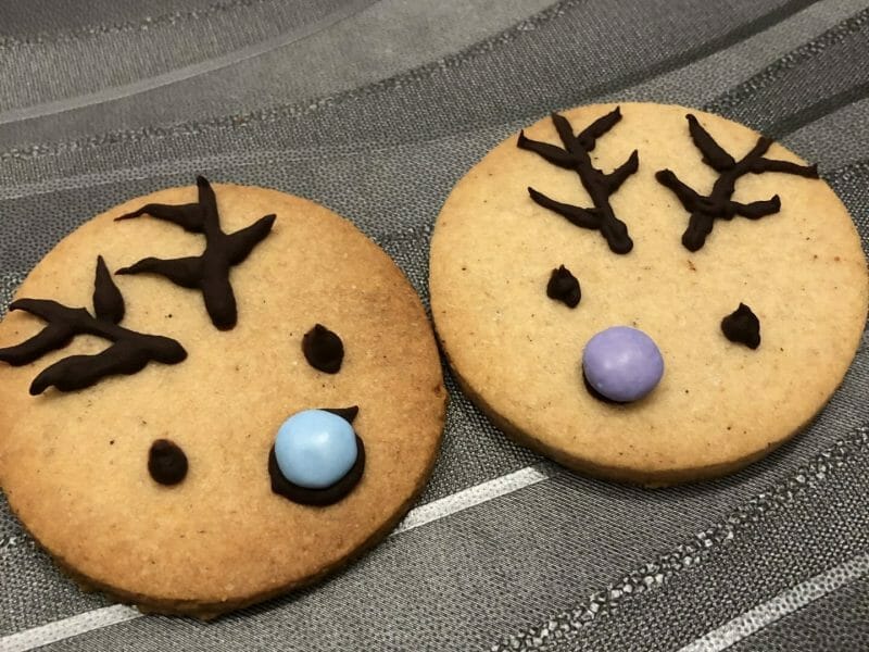 Cliquez pour zoomer ! Sablés rennes de Noël Thermomix par Lechifflard