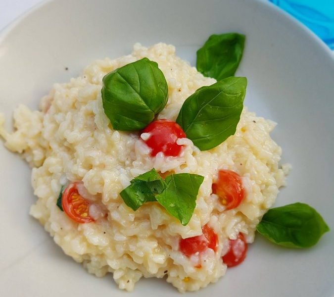 Cliquez pour zoomer ! Risotto tomates cerises basilic Thermomix par Laura17