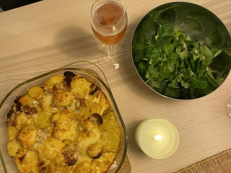 Cliquez pour zoomer ! Gratin de pommes de terre au chorizo Thermomix par laurianebnt