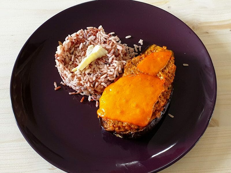 Cliquez pour zoomer ! Aubergines farcies au thon Thermomix par brongier