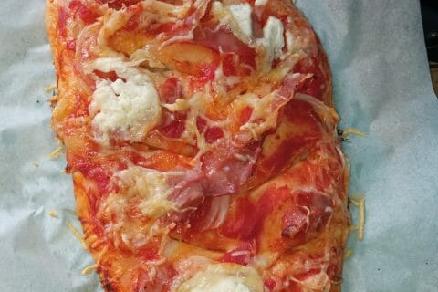 Cliquez pour zoomer ! Fougasse chèvre et lardons Thermomix par marie_733
