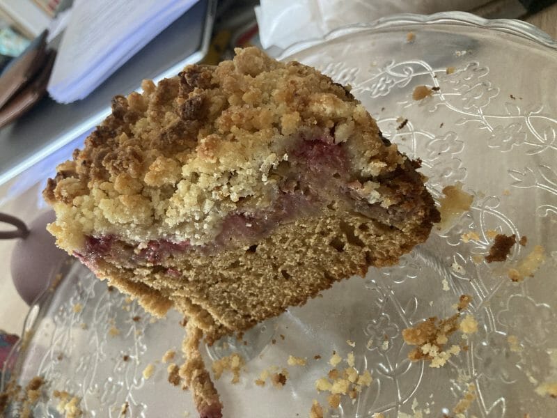 Cliquez pour zoomer ! Crumb cake framboises Thermomix par julie_721