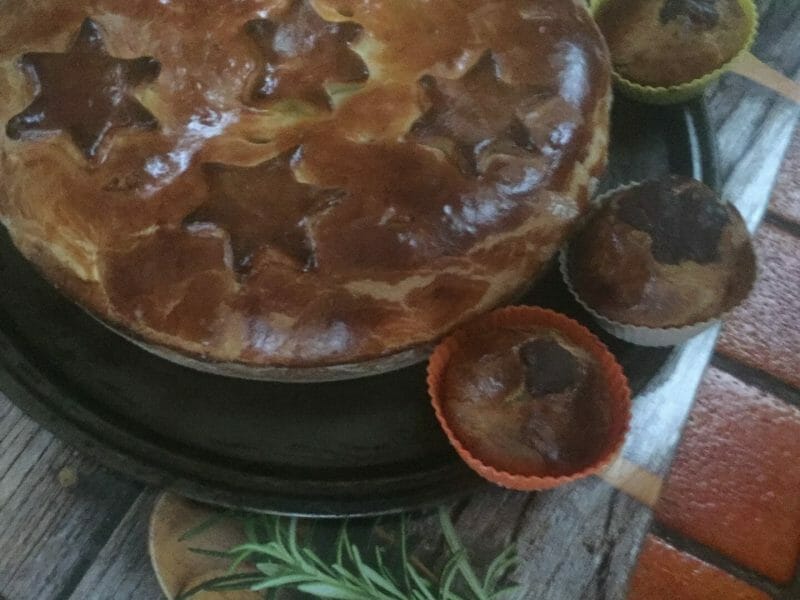 Cliquez pour zoomer ! Brioche aux pommes caramélisées Thermomix par frederique_59