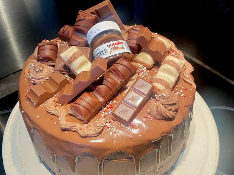 Cliquez pour zoomer ! Layer cake Kinder Bueno Thermomix par sara26