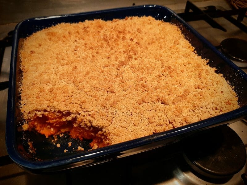 Cliquez pour zoomer ! Crumble de butternut au chorizo Thermomix par Breubyou