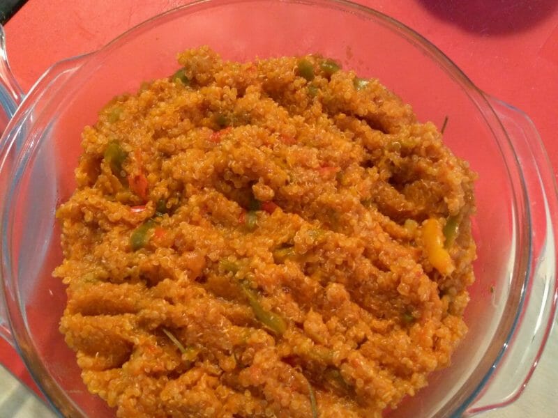 Cliquez pour zoomer ! Quinoa sauce basquaise Thermomix par Manuela