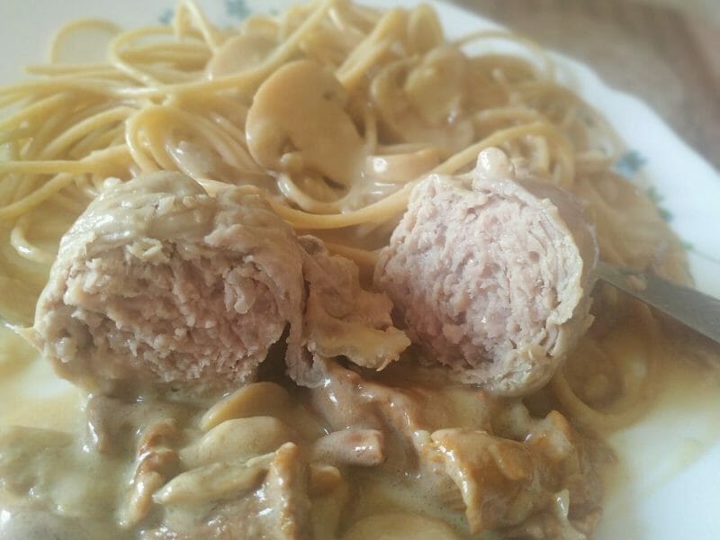 Cliquez pour zoomer ! Paupiettes de veau aux champignons Thermomix par valerie_376