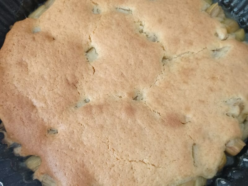 Cliquez pour zoomer ! Cobbler à la rhubarbe Thermomix par freesia91