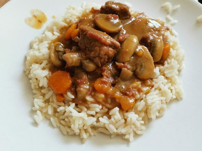 Cliquez pour zoomer ! Boeuf bourguignon Thermomix par sakalm