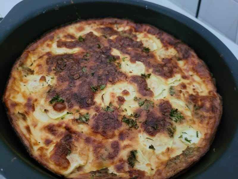 Cliquez pour zoomer ! Quiche sans pâte Thermomix par chrystelle_19