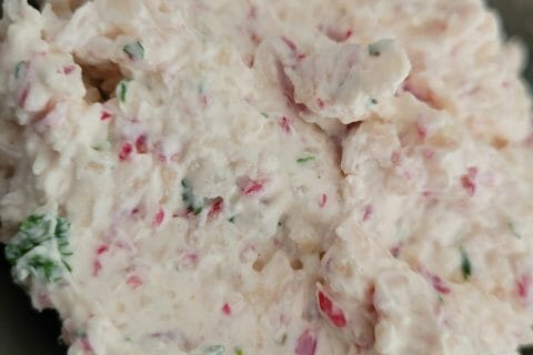 Cliquez pour zoomer ! Rillettes de radis roses au cheese cream Thermomix par chrystelle_19