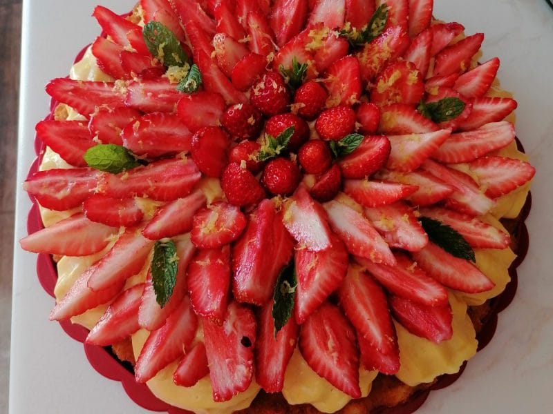 Cliquez pour zoomer ! Tarte aux fraises sans cuisson Thermomix par sitou