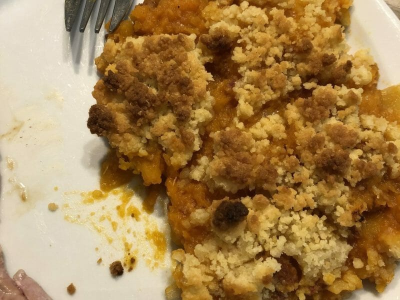 Cliquez pour zoomer ! Crumble de butternut au chorizo Thermomix par julie_726