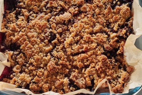 Cliquez pour zoomer ! Tarte aux groseilles façon crumble Thermomix par fifineibaf