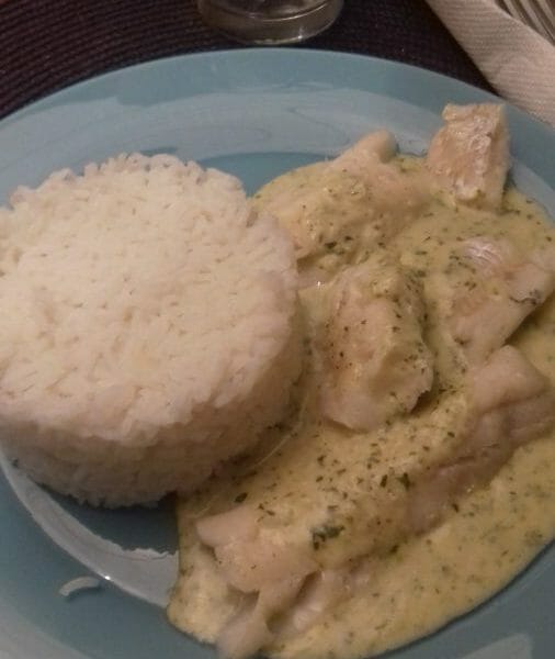 Cliquez pour zoomer ! Filet de cabillaud et sa sauce persillée Thermomix par Karima777