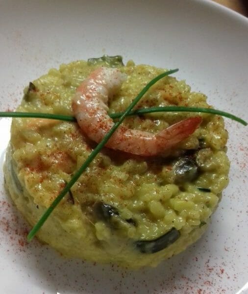 Cliquez pour zoomer ! Risotto courgettes et crevettes Thermomix par Karima777