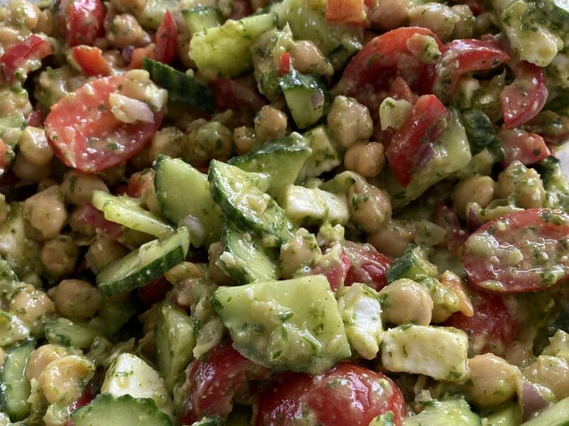 Cliquez pour zoomer ! Salade de pois chiches Thermomix par bilal_234