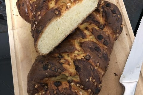 Cliquez pour zoomer ! Brioche tressée à la mie filante Thermomix par ameema59