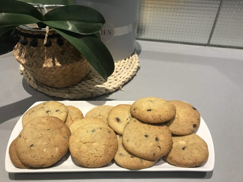 Cliquez pour zoomer ! Cookies aux pépites de chocolat blanc Thermomix par faubap