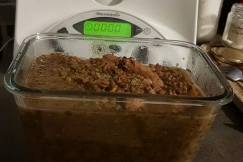 Cliquez pour zoomer ! Lentilles et ses saucisses au Thermomix