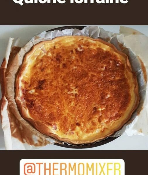 Cliquez pour zoomer ! Quiche lorraine Thermomix par laetitia92800