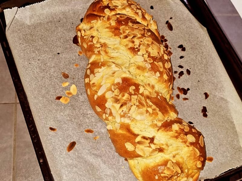 Cliquez pour zoomer ! Brioche tressée à la mie filante Thermomix par mariepel24