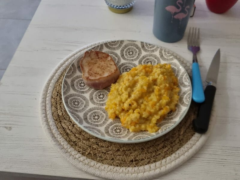 Cliquez pour zoomer ! Risotto aux carottes et parmesan Thermomix par mariepel24