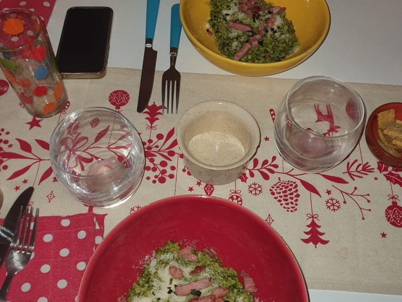 Cliquez pour zoomer ! Risotto au pesto d’épinards et basilic Thermomix par mariepel24