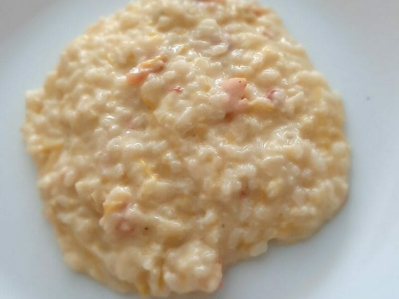 Cliquez pour zoomer ! Risotto poireaux et lardons Thermomix par simone64