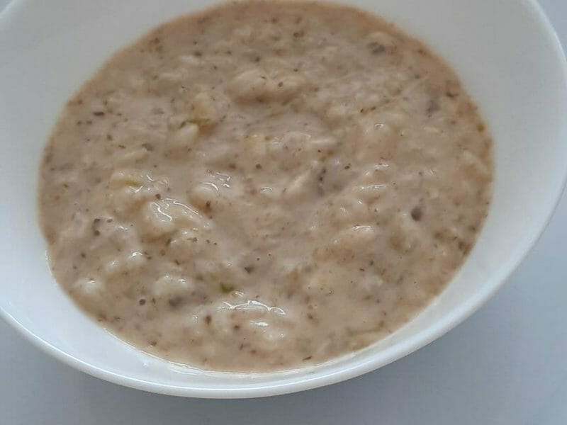 Cliquez pour zoomer ! Risotto champignons et courgettes Thermomix par simone64