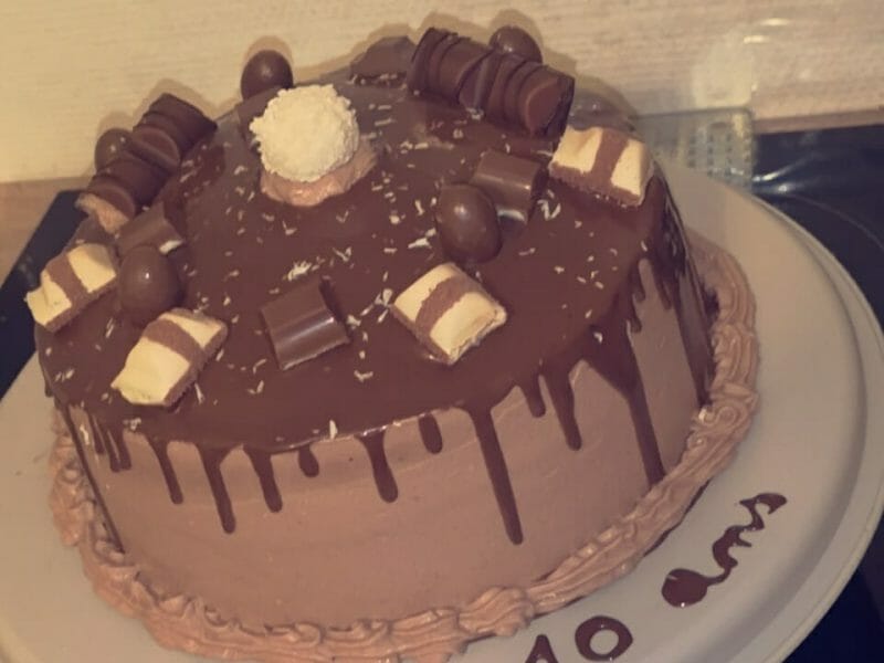 Cliquez pour zoomer ! Layer cake Kinder Bueno Thermomix par penelope_6