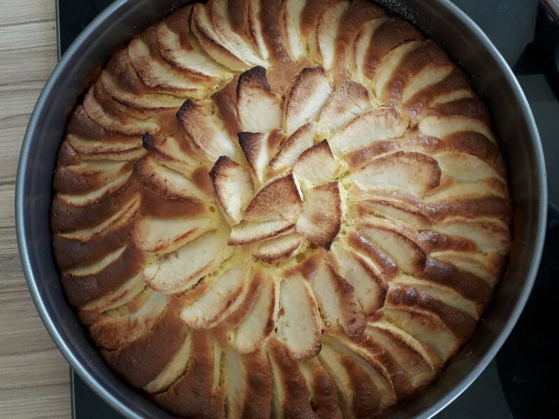 Cliquez pour zoomer ! Gâteau aux pommes et mascarpone Thermomix par Mimi373