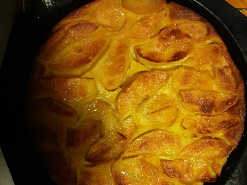 Cliquez pour zoomer ! Flognarde aux pommes Thermomix par kakikolo