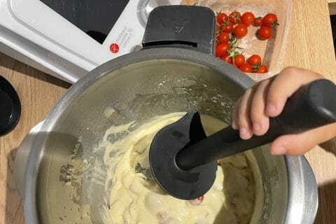 Cliquez pour zoomer ! Cake tomates mozzarella et lardons Thermomix par clnep