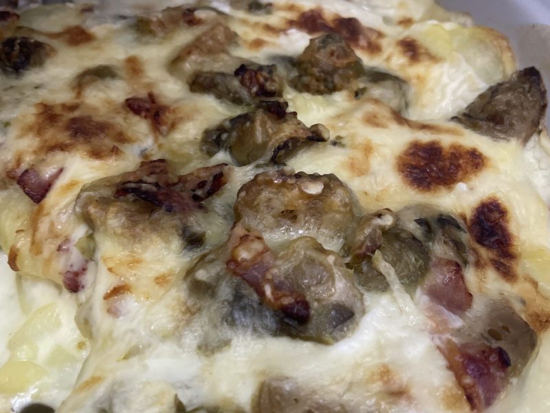 Cliquez pour zoomer ! Gratin de choux de Bruxelles au comté Thermomix par clnep