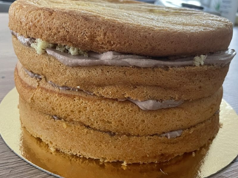 Cliquez pour zoomer ! Layer cake Kinder Bueno Thermomix par clnep