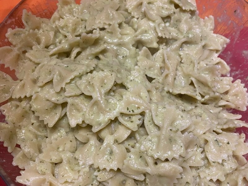 Cliquez pour zoomer ! Farfalle à la crème de courgettes Thermomix par ornellacdc