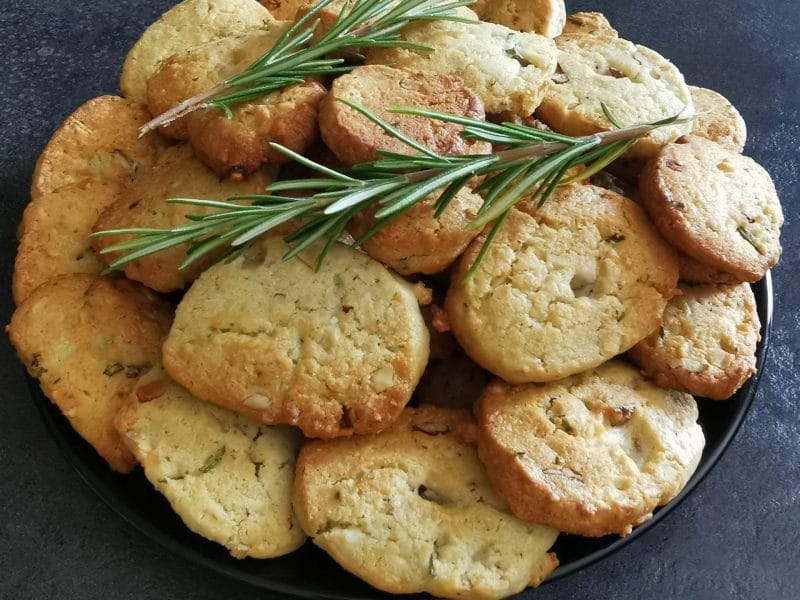 Cliquez pour zoomer ! Cookies noix et roquefort Thermomix par Lamaline