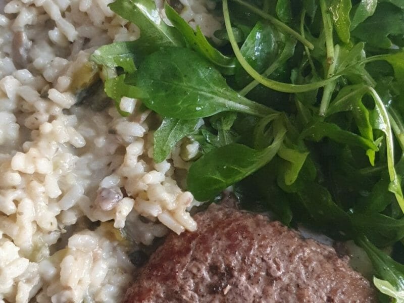 Cliquez pour zoomer ! Risotto champignons et courgettes Thermomix par chris1705