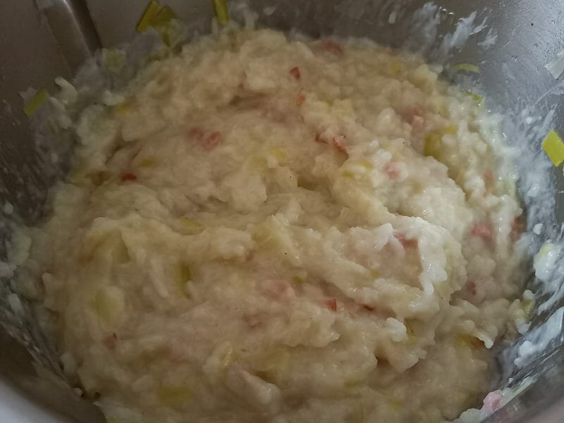 Cliquez pour zoomer ! Risotto poireaux et lardons Thermomix par Safemme