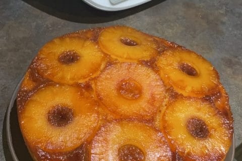 Cliquez pour zoomer ! Gâteau renversé à l’ananas Thermomix par louna256