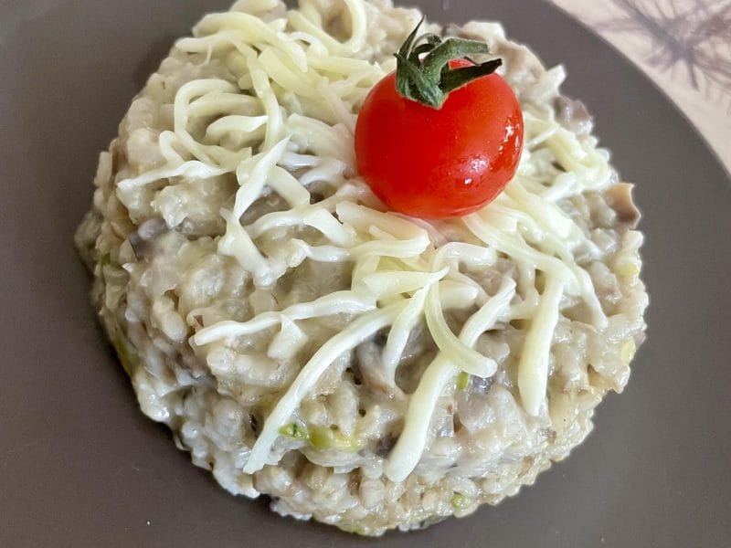 Cliquez pour zoomer ! Risotto champignons et courgettes Thermomix par louna256