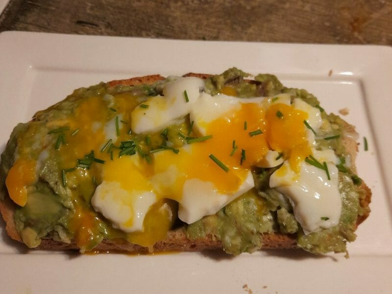Cliquez pour zoomer ! Tartine avocat et oeuf mollet Thermomix par nachba