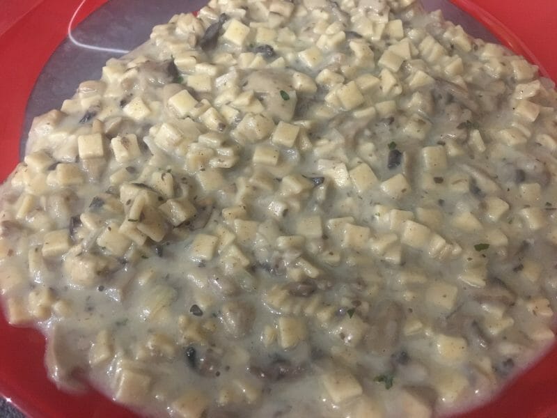 Cliquez pour zoomer ! Risotto de crozets et champignons Thermomix par Tdori80