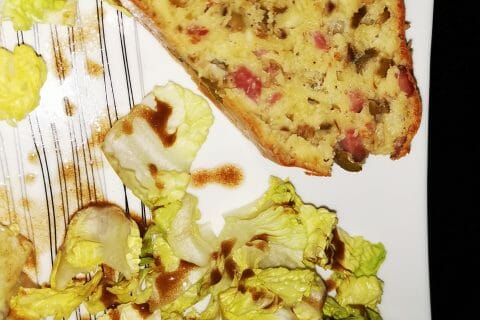 Cliquez pour zoomer ! Cake salé jambon fromage et olives Thermomix par karwen