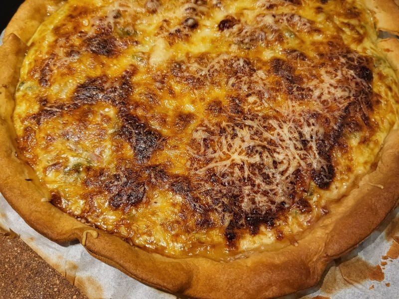 Cliquez pour zoomer ! Tarte aux poireaux Thermomix par lalalilalou77