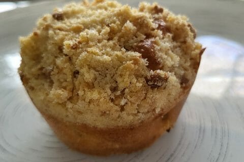 Cliquez pour zoomer ! Muffins aux pommes façon crumble Thermomix par lalalilalou77